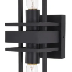 Flash Sale Patriot Lighting® Marquis Matte Black 2 Light Wall Light