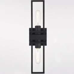 Flash Sale Patriot Lighting® Marquis Matte Black 2 Light Wall Light