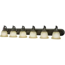 Flash Sale Patriot Lighting® Lasalle Parisian Bronze 6 Light Vanity Light
