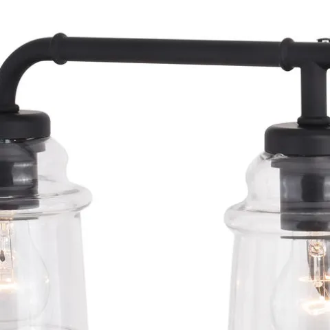 Flash Sale Patriot Lighting® Toledo Matte Black 3 Light Vanity Light