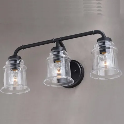 Flash Sale Patriot Lighting® Toledo Matte Black 3 Light Vanity Light