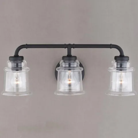Flash Sale Patriot Lighting® Toledo Matte Black 3 Light Vanity Light