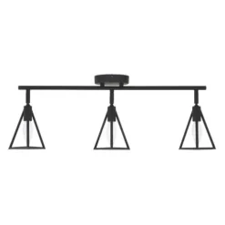 Flash Sale Patriot Lighting® Tribeck Matte Black 3-Light Fixed Track Light