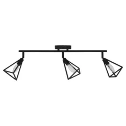 Flash Sale Patriot Lighting® Tribeck Matte Black 3-Light Fixed Track Light