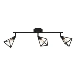 Flash Sale Patriot Lighting® Tribeck Matte Black 3-Light Fixed Track Light