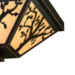 Flash Sale Patriot Lighting® Tree Burnished Bronze 3-Light Outdoor Flush Mount Ceiling Light