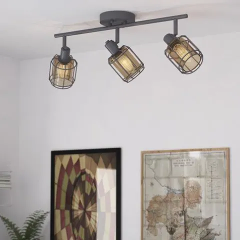 Flash Sale Patriot Lighting® Dorian Matte Gray 3-Light Track Light