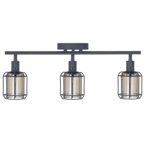 Flash Sale Patriot Lighting® Dorian Matte Gray 3-Light Track Light