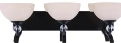 Flash Sale Patriot Lighting® Chantelle Matte Black 3-Light Vanity Light