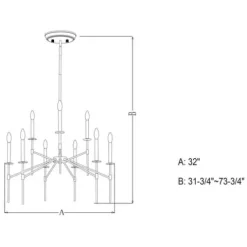 Flash Sale Patriot Lighting® Kedzie Polished Nickel 9 Light Chandelier