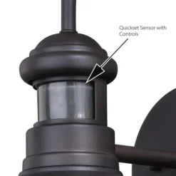 Flash Sale Patriot Lighting® Dualux® Franklin Oil-Burnished Bronze Outdoor Wall Light