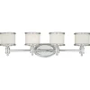 Hot Sale Patriot Lighting® Carlisle Chrome 4 Light Vanity Light