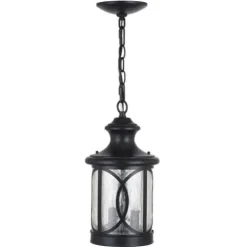 Hot Sale Patriot Lighting® Sterling 14-1/4″ Forged Bronze Outdoor Pendant Light