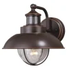 Hot Sale Patriot Lighting® Dualux® Harwich Burnished Bronze Outdoor Wall Light