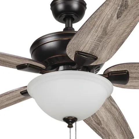 Hot Sale Patriot Lighting™ Lincoln Park Ii 52″ Oil-Rubbed Bronze Indoor Led Ceiling Fan