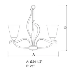 Hot Sale Patriot Lighting® Cinta Oil Rubbed Bronze 5 Light Chandelier