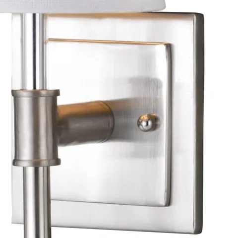 Hot Sale Patriot Lighting® Ritz Satin Nickel 1 Light Vanity Light