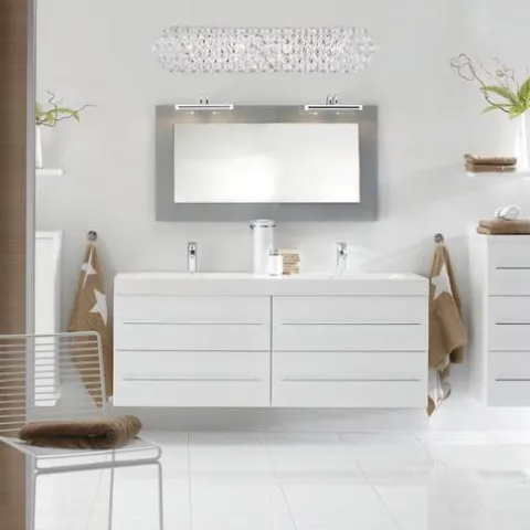 Hot Sale Patriot Lighting® Elegant Home Taryn Chrome 4-Light Vanity Light