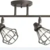 Hot Sale Patriot Lighting® Boski Oil-Rubbed Bronze 4-Light Flush Mount Ceiling Light