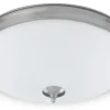 Hot Sale Patriot Lighting® Legend Brushed Nickel Integrated Led Flush Mount Ceiling Light