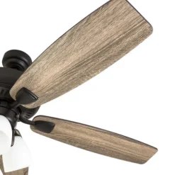 Hot Sale Patriot Lighting™ Tisbury Ii 52″ Bronze Indoor Led Ceiling Fan