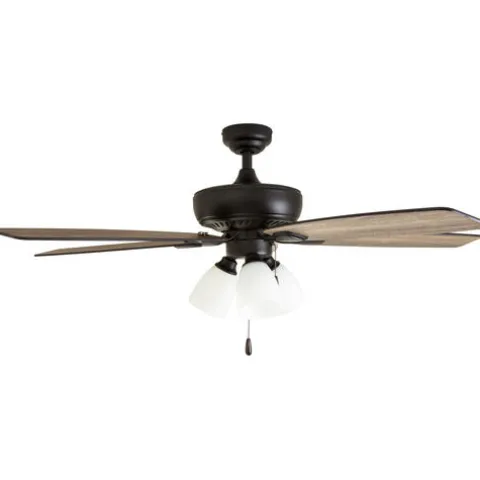 Hot Sale Patriot Lighting™ Tisbury Ii 52″ Bronze Indoor Led Ceiling Fan