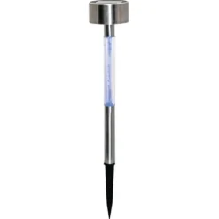 Hot Sale Patriot Lighting® Solar Integrated Led Foley Stainless Steel Landscape Light