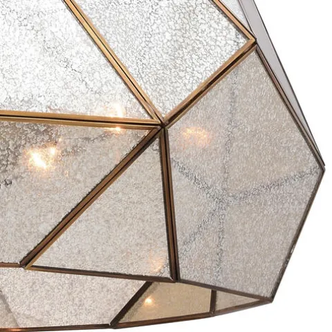 Hot Sale Patriot Lighting® Euclid Aged Brass 5 Light Pendant