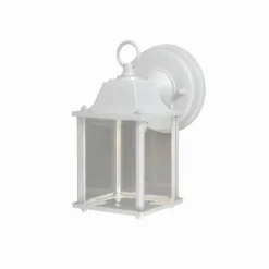 Hot Sale Patriot Lighting® Torrino Textured White Outdoor Wall Light