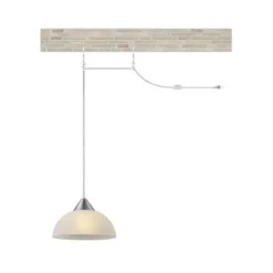 Hot Sale Patriot Lighting® Maddie Brushed Nickel Swag Pendant