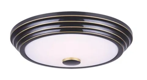Hot Sale Patriot Lighting® Lyra Rubbed Bronze Integrated Led Flush Mount Ceiling Light
