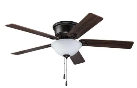 Hot Sale Patriot Lighting™ Alston 52″ Bronze Indoor Led Ceiling Fan