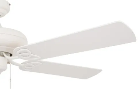Hot Sale Patriot Lighting™ Pryce 52″ White Indoor Ceiling Fan