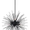 Hot Sale Patriot Lighting® Kelton Matte Black 6-Light Pendant