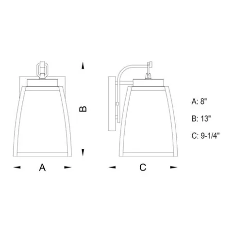 Hot Sale Patriot Lighting® Granville Oil-Burnished Bronze Outdoor Wall Light