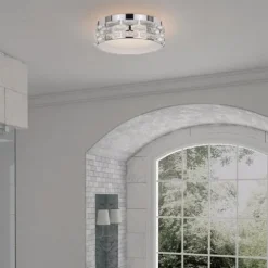 Hot Sale Patriot Lighting® Elegant Home Weaver Integrated Led Flush Mount Ceiling Light
