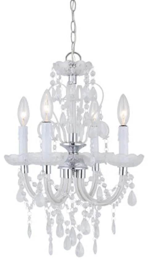 Hot Sale Patriot Lighting® Marlene 4-Light Chrome Chandelier