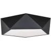 Hot Sale Patriot Lighting® Pascal Black Integrated Led Flush Mount Ceiling Light