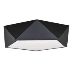 Hot Sale Patriot Lighting® Pascal Black Integrated Led Flush Mount Ceiling Light