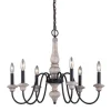 Hot Sale Patriot Lighting® Georgetown Oil Burnised Bronze 6 Light Chandelier