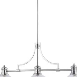 New Patriot Lighting® Beloit Satin Nickel 3 Light Chandelier