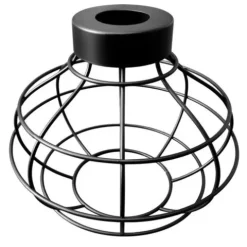 New Patriot Lighting® Black Industrial Cage Replacement Shade With 2-1/4″ Fitter