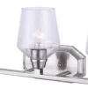 New Patriot Lighting® Caylon Brushed Nickel 3-Light Vanity Light
