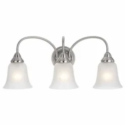 New Patriot Lighting® Chesley Satin Nickel 3-Light Vanity Light