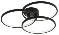 New Patriot Lighting® Cirillo Black Integrated Led Flush Mount Ceiling Light