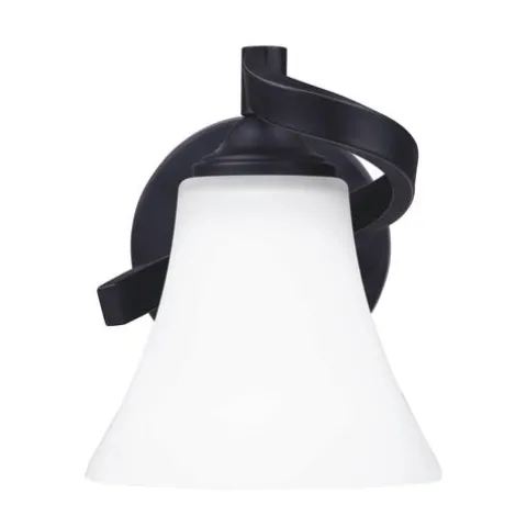 New Patriot Lighting® Dee Rubbed Antique Bronze 1-Light Vanity Light