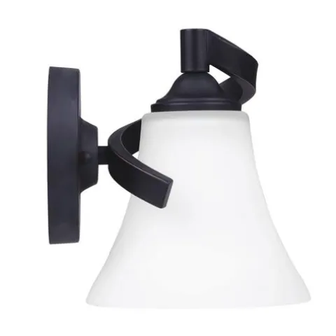 New Patriot Lighting® Dee Rubbed Antique Bronze 1-Light Vanity Light