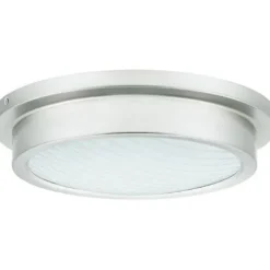 New Patriot Lighting® Devin Brushed Nickel Integrated Led Flush Mount Ceiling Light