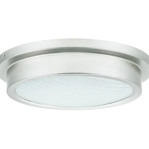 New Patriot Lighting® Devin Brushed Nickel Integrated Led Flush Mount Ceiling Light