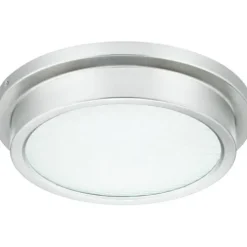 New Patriot Lighting® Devin Brushed Nickel Integrated Led Flush Mount Ceiling Light